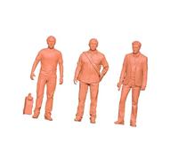 Sharplace Lot de 3 figurines miniatures debout en résine pour décoration de bureau, 2cm