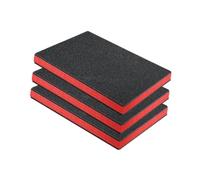 Sharplace Lot de 3 inserts en mousse antidérapants pour boîte à outils, pratiques et découpables, pour étuis d'appareil photo miniatures de table, 30.5 Cm X 25.5 Cm X