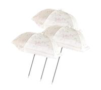 Sharplace Lot de 3 parasols de Jardin Multifonctions et faciles à Installer, réglables pour parterres de Jardin