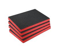 Sharplace Lot de 4 mousses pour boîte à outils, doublure amovible pour boîte à outils, feuilles de rangement professionnelles en polyéthylène faciles à utiliser, 56 Cm X 46 Cm X 3.8