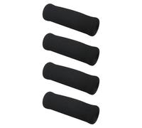 Sharplace Lot de 4 poignées de guidon de vélo, accessoires pour équipement de sport, tube en mousse rembourré, poignée décalée, Noir, 1.9 Cm X 3.3 Cm X