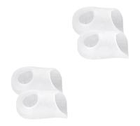 Sharplace Lot de 4 protège-orteils souples et flexibles pour oignons, idéaux pour les, la marche, la randonnée et les stations debout prolongées, Clair