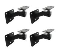 Sharplace Lot de 4 supports de rampe réglables et pivotants en fer robuste et polyvalent pour chambre à coucher, salon, entrée