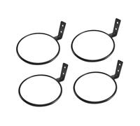 Sharplace Lot de 4 Supports muraux pour Pots de Fleurs, Crochets métalliques pour jardinières suspendues, pour massifs de Fleurs, intérieur et extérieur, 8 Pouces