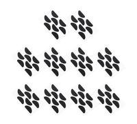 Sharplace Lot de 40 paires de plaquettes nasales pour lunettes, coussinets en éponge confortables, faciles à appliquer, antidérapants, pour lunettes de soleil, D Shaped Black