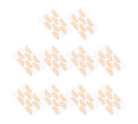 Sharplace Lot de 40 paires de plaquettes nasales pour lunettes, coussinets en éponge confortables, faciles à appliquer, antidérapants, pour lunettes de soleil, D Shaped Skin