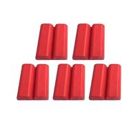 Sharplace Lot de 5 Attaches de Canne à pêche avec Boule de Fixation, Clip de Serrage antidérapant et Protection. Idéal comme Cadeau pour Hommes et Femmes, Rouge