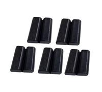 Sharplace Lot de 5 Attaches de Canne à pêche avec Boule de Fixation, Clip de Serrage antidérapant et Protection. Idéal comme Cadeau pour Hommes et Femmes, Noir