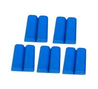 Sharplace Lot de 5 Attaches de Canne à pêche avec Boule de Fixation, Clip de Serrage antidérapant et Protection. Idéal comme Cadeau pour Hommes et Femmes, Bleu