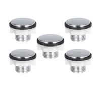 Sharplace Lot de 5 bouchons décoratifs pour évier de cuisine, pour baignoire, vadrouille, piscine, installation facile, Filetage de 21 Mm