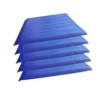 Sharplace Lot de 5 couvercles de Ruche en Tissu imperméable 50 x 60 cm, résistants aux déchirures, en PVC, imperméables, pour Apiculteur, Bleu
