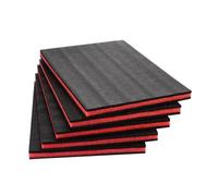 Sharplace Lot de 5 inserts en mousse pour étui à outils, doublures faciles à utiliser, feuilles de rangement pour étui rigide, rembourrage pour projets de, 50cmx30cmx2.5cm