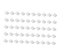 Sharplace Lot de 50 borniers à ressort pour câbles LED, CH-2, avec connecteurs à pince pour le raccordement de fils.