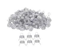 Sharplace Lot de 50 Capuchons de décoration de Noël pour Boules de Noël, Argent