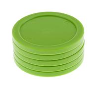 Sharplace Lot de 5pcs Palet Hockey Table Rondelle d'air Hockey Forme Ronde - 62mm - Vert