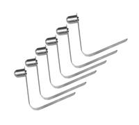 Sharplace Lot de 6 Clips à Ressort pour Pagaie de Kayak, Clips à Pression en Acier Inoxydable en Forme de V, Clips à Tête Solide, Goupilles de Verrouillage Robustes pour Tente Parapluie Camping, 10mm