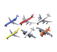 Sharplace Lot de 6 maquettes d'avions de chasse en alliage, échelle 1/64, pour collection ou décoration d'étagère de chambre.