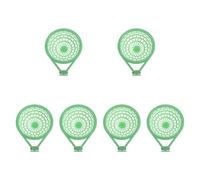 Sharplace Lot de 6 nids d'oiseaux, nids de Pigeons, conteneurs de Rangement Pratiques et Ronds, Cage d'élevage Verte Robuste pour Une Utilisation en, S