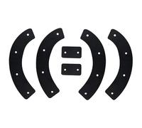 Sharplace Lot de 6 palettes de coupe en caoutchouc pour souffleuse à neige SJ600S-4abld, accessoire de rechange pour souffleuse à neige, remplacement pour SJ621