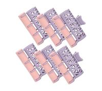 Sharplace Lot de 6 pinces à cheveux professionnelles, portables, résistantes à la chaleur, pratiques et légères pour la maison, Violet Petit