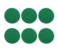 Sharplace Lot de 6pcs Base Coussinets De Feutre De Poussoirs Pushers De Hockey De Table Air Hockey Pushers Felt Pads - M