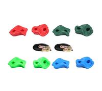 Sharplace Lot de 8 Prises d'escalade colorées pour Enfants, idéales pour Grimper aux Arbres et aux Murs, idéales pour Les Aires de Jeux extérieures, 2 Sangles à Cliquet