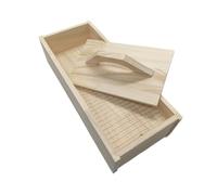 Sharplace Machine à frotter, boîte de fabrication de, fabricant manuel de laine d'armoise, outil de fabrication de fil d'armoise pour salon,