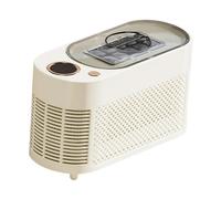 Sharplace Machine à glaçons de bureau, compacte et portable, idéale pour la maison, les barbecues et les Elle permet de fabriquer rapidement 10 glaçons, Blanc Crème