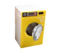 Sharplace Machine à Laver Miniature à l'échelle 1/12 - Petit électroménager - Jeu d'imitation pour Micro- - Cadeau, Jaune
