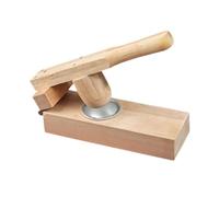 Sharplace Machine à peau de mochi, boulettes de neige en bois, outil de cuisine manuel Meiniang, machine à riz Qingtuan pratique pour fruits Qingming