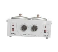 Sharplace Machine de chauffage à cire portable, machine à fondre, température réglable, double pot de cire pour la maison, beauté, épilation