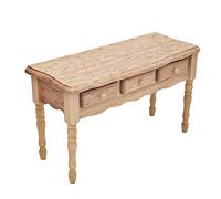 Sharplace Maison de à L'échelle 1/12, Meubles Miniatures, Bureau en Bois, Maison de Jouet, Scène