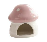 Sharplace Maison en céramique pour Hamster, cachette extérieure pour Cochon d'Inde, Habitat pour Rats, Hamster Nain, Petits Animaux, Rose