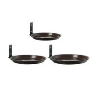 Sharplace Mangeoire à Oiseaux à Fixer sur Un Arbre, 3 pièces, résistante aux intempéries, Bol d'eau pour Bain d'oiseaux, pour Poteau en Bois, terrasse,