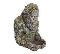 Sharplace Mangeoire à Oiseaux à Fixer sur Un Arbre, Sculpture Artistique en résine représentant Un Oiseau en Train de s'accrocher au Tronc, Cadeau Amusant