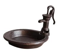 Sharplace Mangeoire à Oiseaux décorative avec Pompe à Eau, Facile à Nettoyer et à remplir, résistante à l'eau, Ronde, Accessoire Cadeau Robuste pour