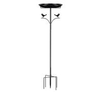 Sharplace Mangeoire Extérieure pour Oiseaux Stand Métal Design Vintage Stable Composant Décoratif Montage Simple Adaptée Cour Balcon Cadeau Ornithologues