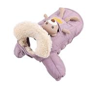 Sharplace Manteau d'hiver Chaud pour Chiens de Petite et Moyenne Taille, Coupe-Vent, Doux et Chaud, avec col, Doublure Polaire, Pink M