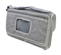 Sharplace Matelas à Langer Pliable avec Poche pour Lingettes, Accessoire de Essentiel, Léger et Compact, Gris, pour Nouveau-nés, Filles et Garçons, Gris