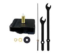 Sharplace Mécanisme de Mouvement d'horloge Murale Kit d'arbre Long pour l'entretien de l'horloge Murale en Bois DIY, Manche 28mm Noir