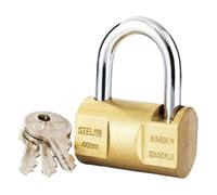 Sharplace métallique Robuste à clé avec mécanisme à Ressort et 3 clés pour casier de Rangement pour Armoire à tiroirs et entrepôt, Style B