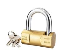 Sharplace métallique Robuste à clé avec mécanisme à Ressort et 3 clés pour casier de Rangement pour Armoire à tiroirs et entrepôt, Style D