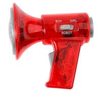 Sharplace Mini Haut-Parleur en Plastique Changeur De Voix Mégaphone Jouet pour Les Enfants Faveur Faveur - Rouge
