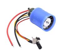 Sharplace Mini Moteur Brushless Ducted Fan Compact Aluminium Métal Régulable Installation Facile Adapté Aux Souffleurs Électriques Systèmes de Refroidis, 7 V 24 V 120 000 tr/min