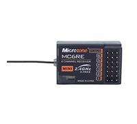 Sharplace Mini-récepteur MC6RE Émetteur de système Radio 2,4 GHz 6CH pour Planeur d'hélicoptère RC