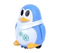Sharplace Mini robot inductif, suivez votre stylo pour tracer une ligne, jouet interactif, robot électrique de dessin animé créatif, jouet de chemin de, Bleu