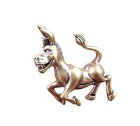 Sharplace Mini statue d'âne, sculpture créative, portable et unique, objet de décoration pour table, salon, bureau ou étagère.