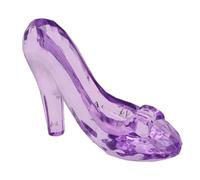 Sharplace Mini talons de princesse, décoration de chaussures, à collectionner, sculpture de chaussures de maison de poupée, figurines à talons hauts pour, Violet