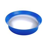 Sharplace Miroir d'angle convexe décoratif réfléchissant 11,02 pouces, facile à utiliser, miroir incurvé sécurisé pour l'intérieur et l'extérieur, Bleu