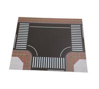 Sharplace Modèle de Scène D'autoroute 1:64, Tapis de Stationnement, Aménagement, Antidérapant, Garage Souterrain, Modèle de Voiture Moulé sous Pression, Con, Style C